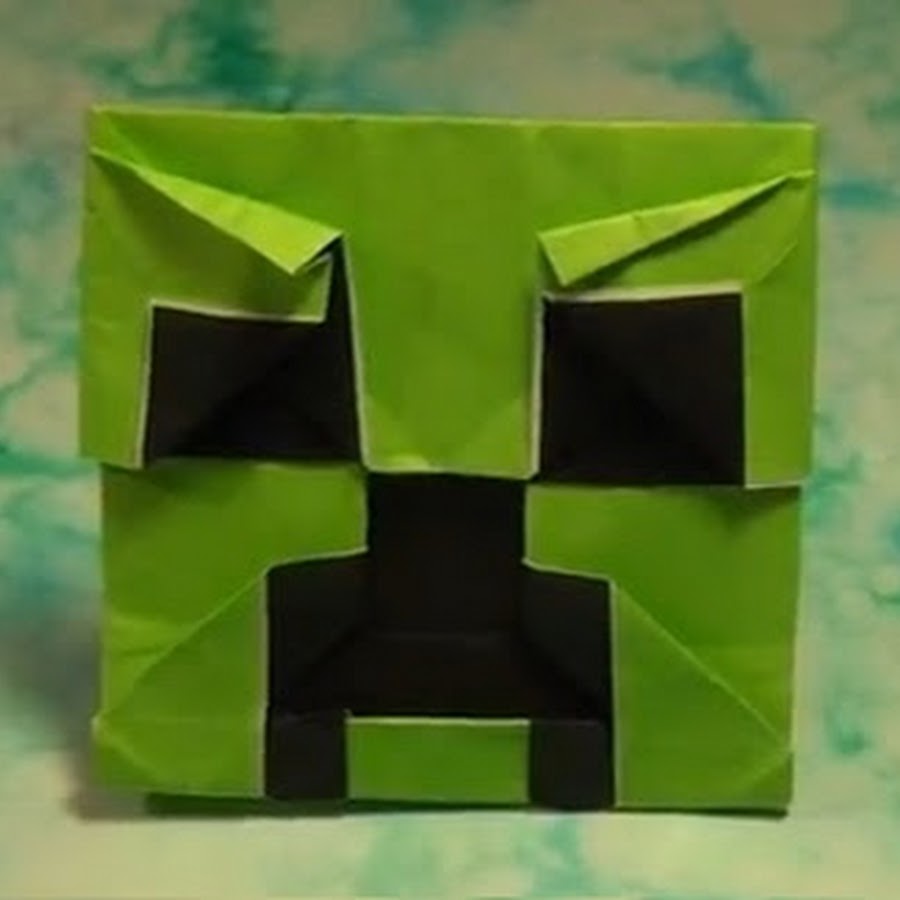 Minecraft из оригами Minecraft из оригами