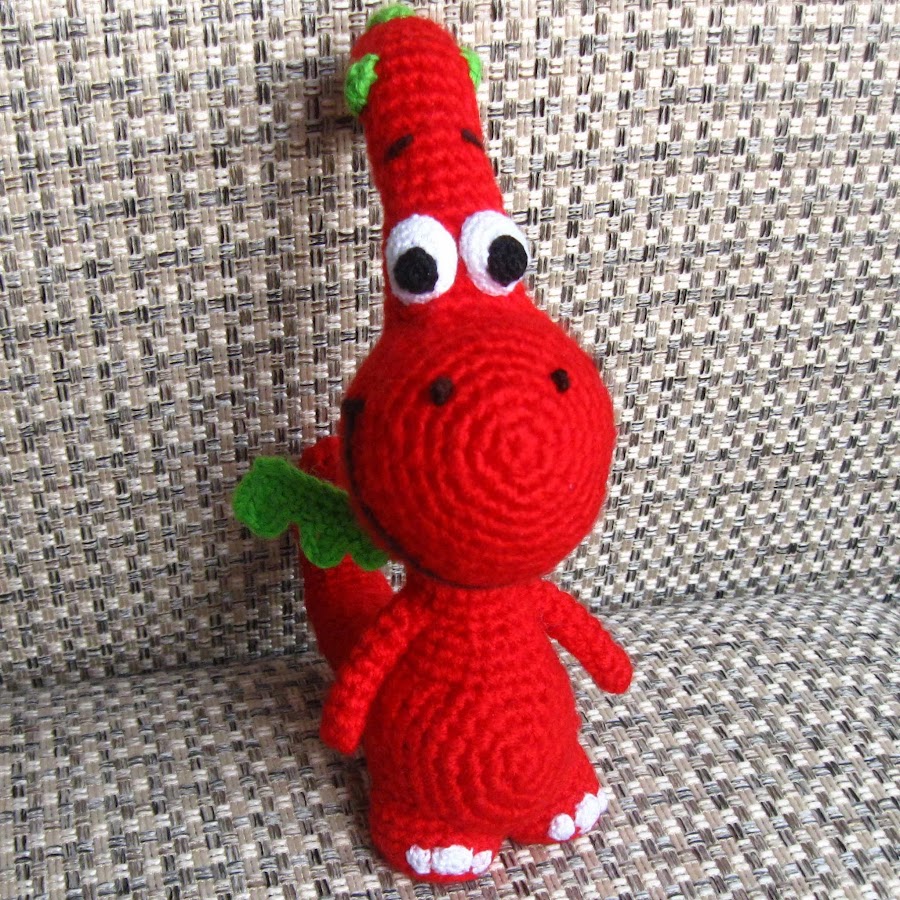 Дракончик Гого. Игрушки из мультфильмов крючком Дракончик Гого. Игрушки из мультфильмов крючком