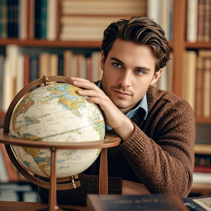 轉個彎看世界 Logo