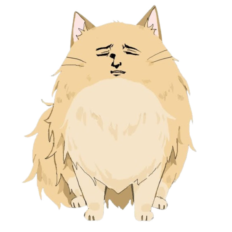 なだめるポメラニアン