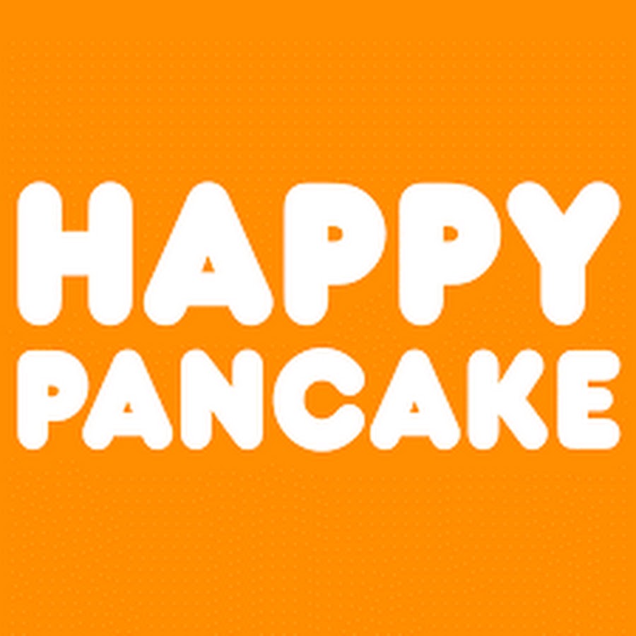 Happy pancake logotyp