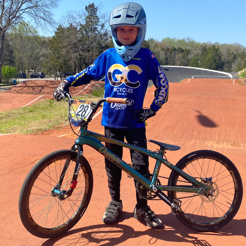 Emmett on 2 wheels
