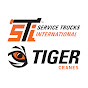 Service Trucks International & Tiger Cranes logo
