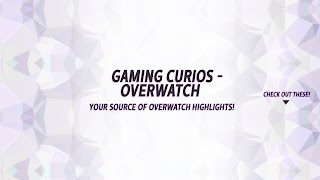 «Overwatch Moments - Gaming Curios» youtube banner