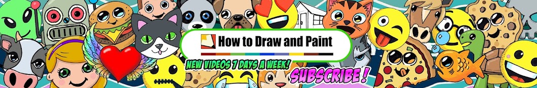 How to Draw and Paint YouTube channel avatar