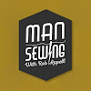 Man Sewing