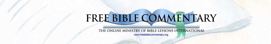 Free Bible Commentary Аватар канала YouTube