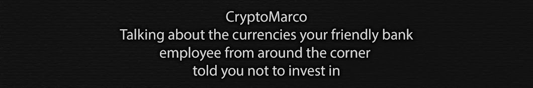 Crypto Marco YouTube 频道头像