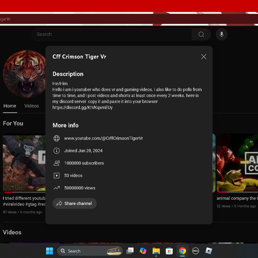 Post from Cff Crimson Tiger Vr