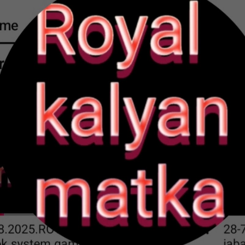 Hire ROYAL KALYAN MATKA  — Cryptocurrency & Blockchain (Finance) YouTube creator for sponsorships