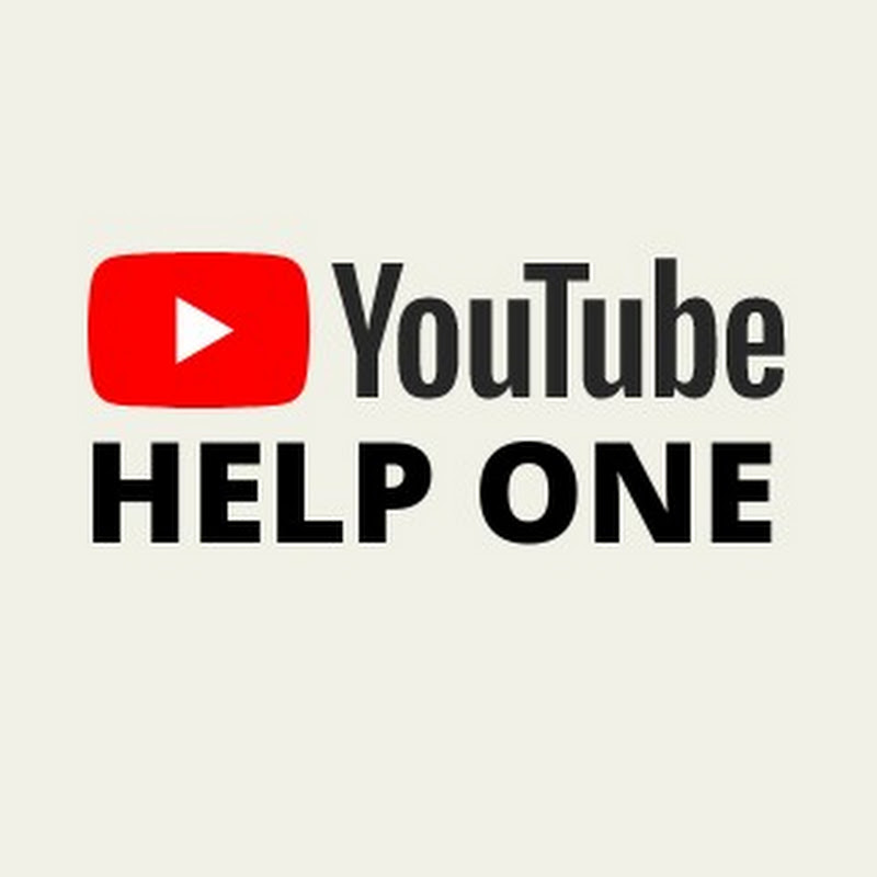 Youtube help one