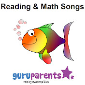 GuruParents, Sounds of the Alphabet, Count to 100, Times tables songs 1-12, SH Song, DR Song, Skip Counting by 3s Song, Skip Counting by 5s Song, Skip Counting by 6s Song, Color Song, GR Song, PL Song, Learn the Planets Song, Times tables song 5, Alphabet Phonics Song - Zed Version