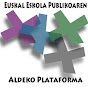 Euskal Eskola Publikoaren Aldeko Plataforma gasteiz