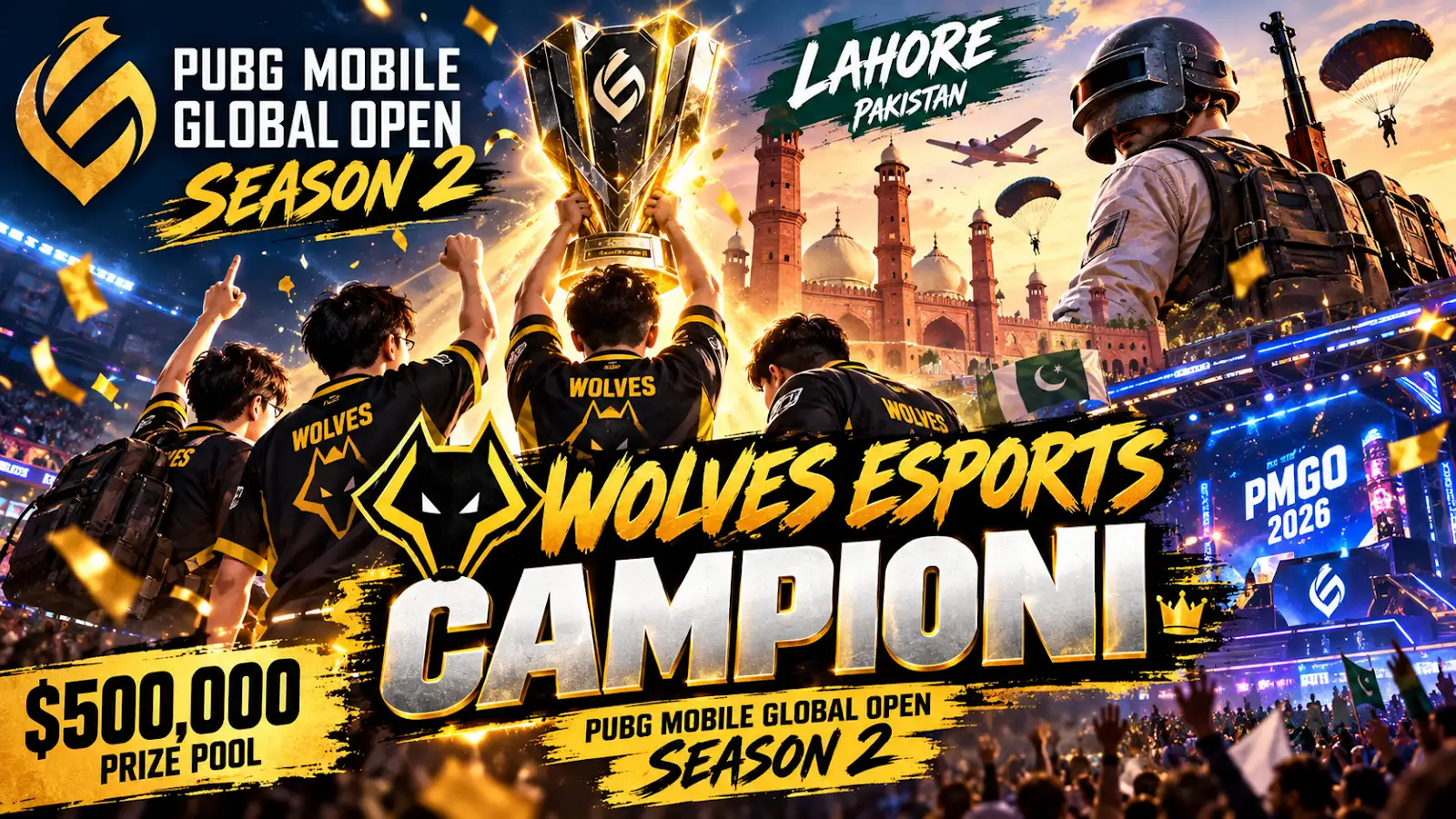 Wolves Esports conquista il PUBG MOBILE Global Open 2026 Season 2