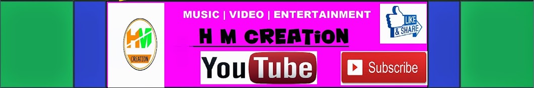 H M creation YouTube channel avatar