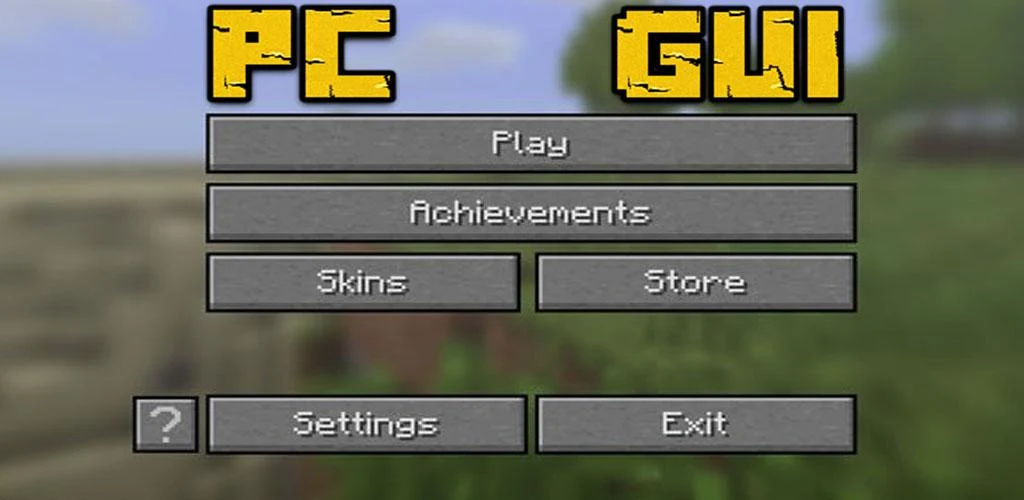 Pc Gui Pack For Minecraft Pe Gui Changer For Mcpe Apk