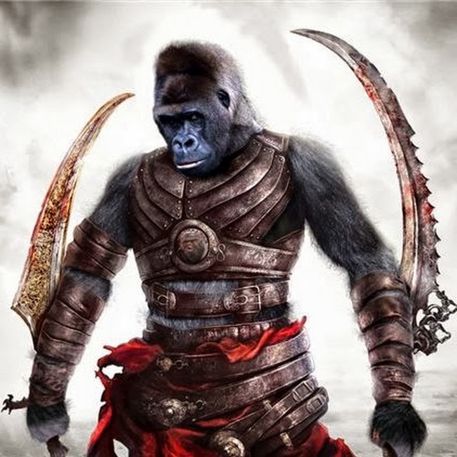 Sword Fighting Gorilla YouTube