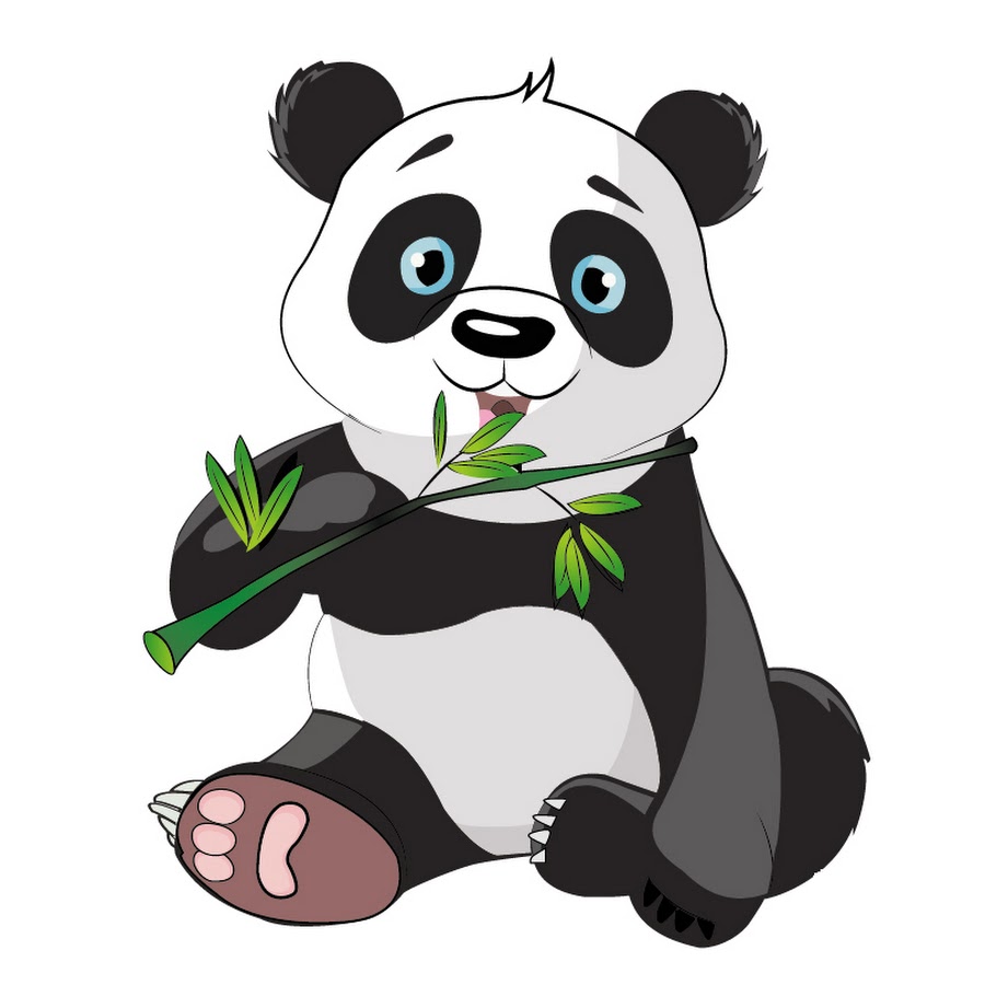 panda eating clipart - photo #46