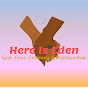 Here Is Eden logo