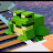green minecraft frog