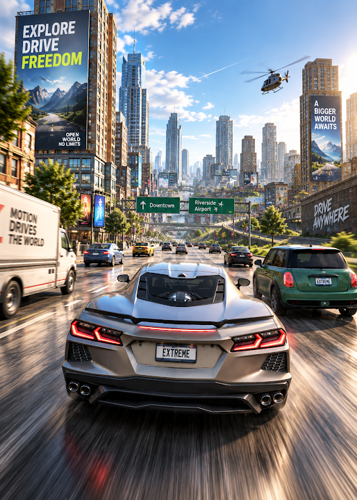 Extreme Car Driving Simulator — cover art