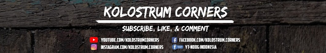 Kolostrum Corners رمز قناة اليوتيوب