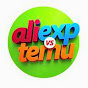 AliExpress VS Open TEMU USA logo