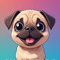 Pug dog logo