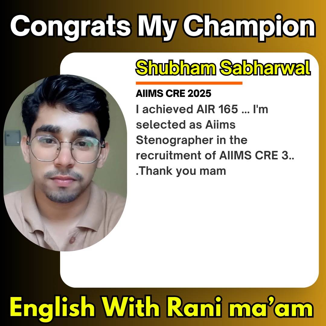 Post from English With Rani Mam