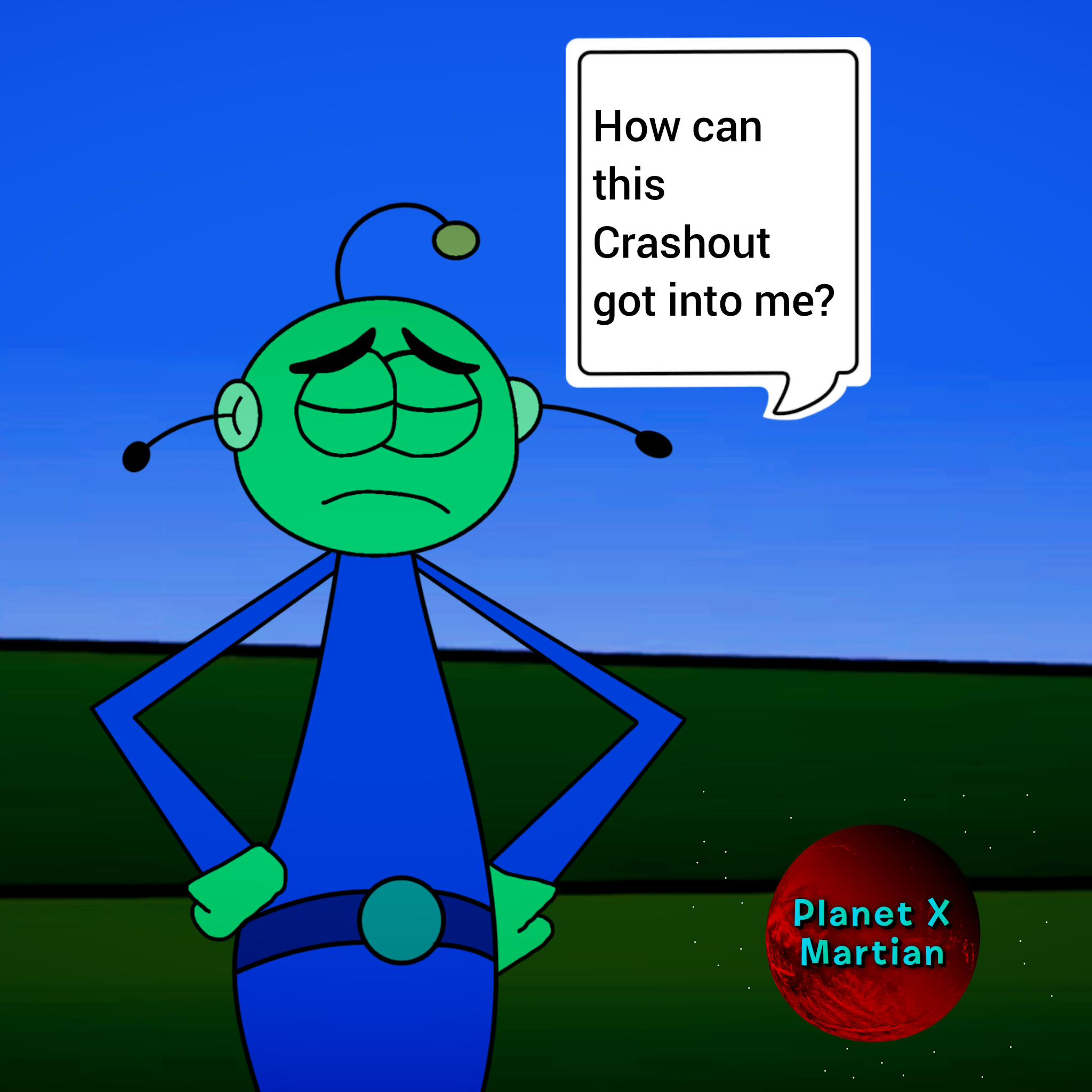 Post from Planet X Martian