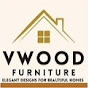 V Wood logo