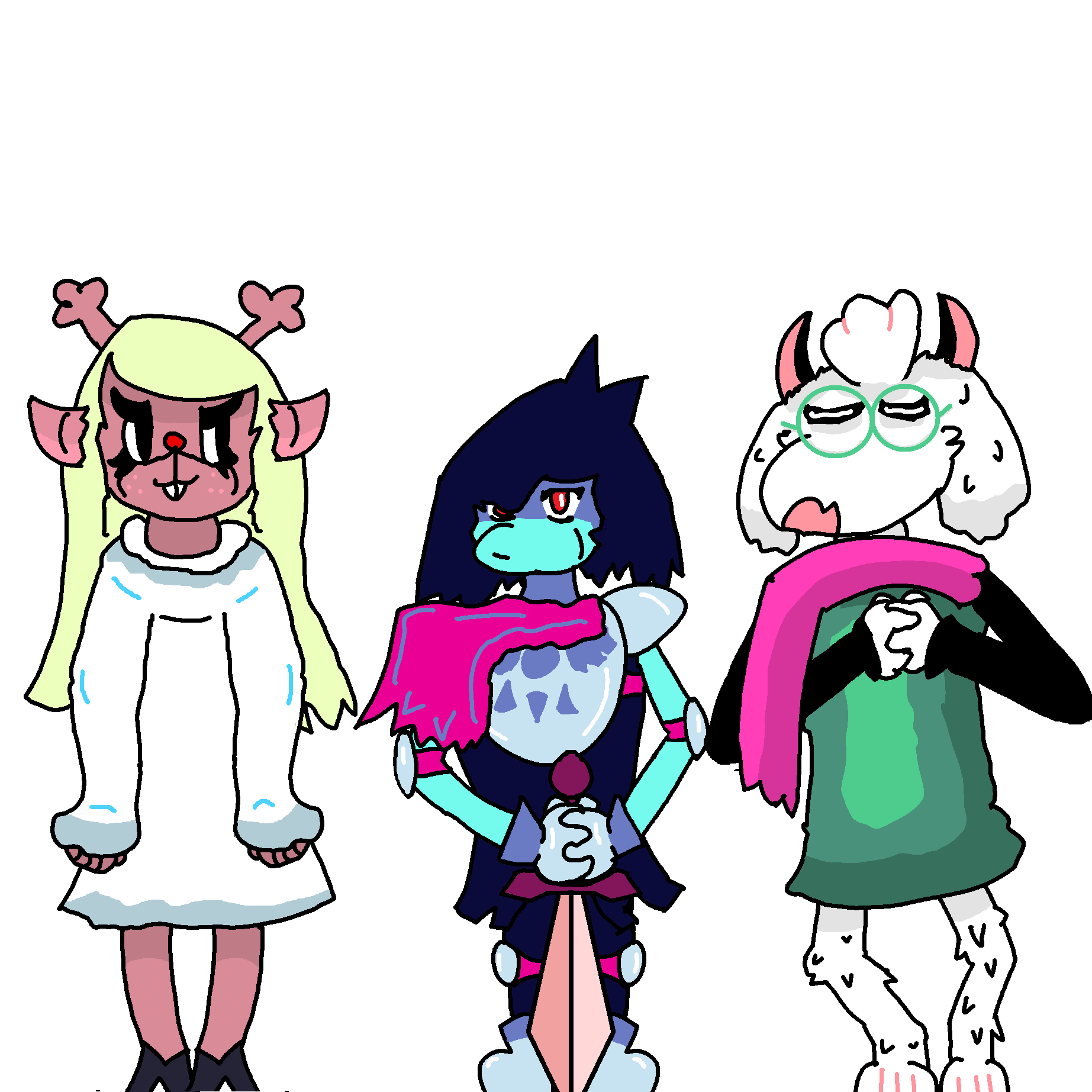 Post from MS paint ralsei