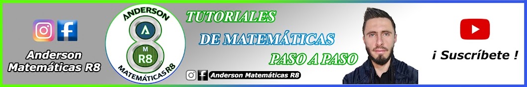 Anderson MatemÃ¡ticas R8 Awatar kanału YouTube