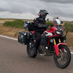 Red twin rider