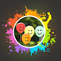 Colors of happiness and positive life logo