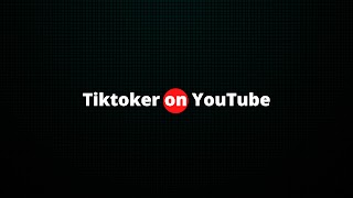 Заставка Ютуб-канала TIKTOKER