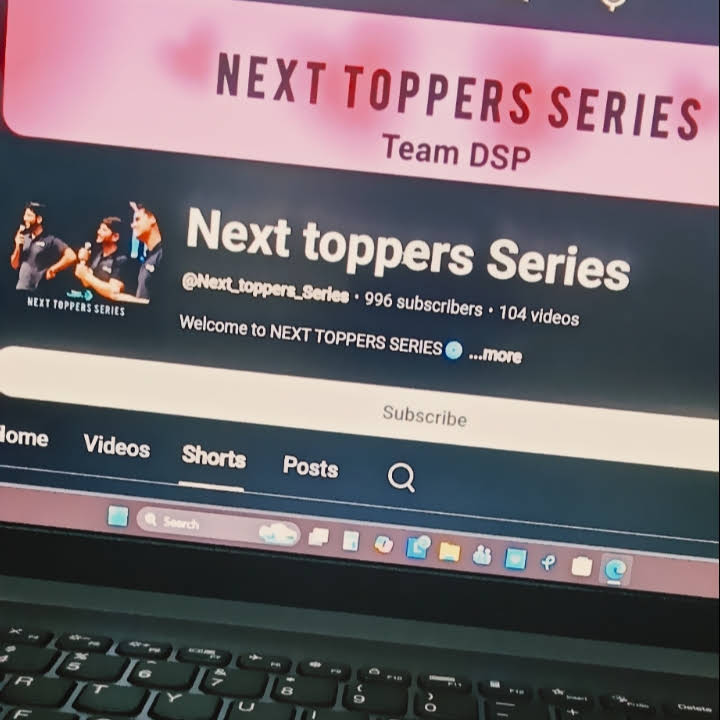 Post from Next toppers Series