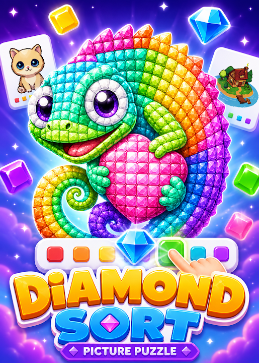 Diamond Sort: Picture Puzzle — cover art