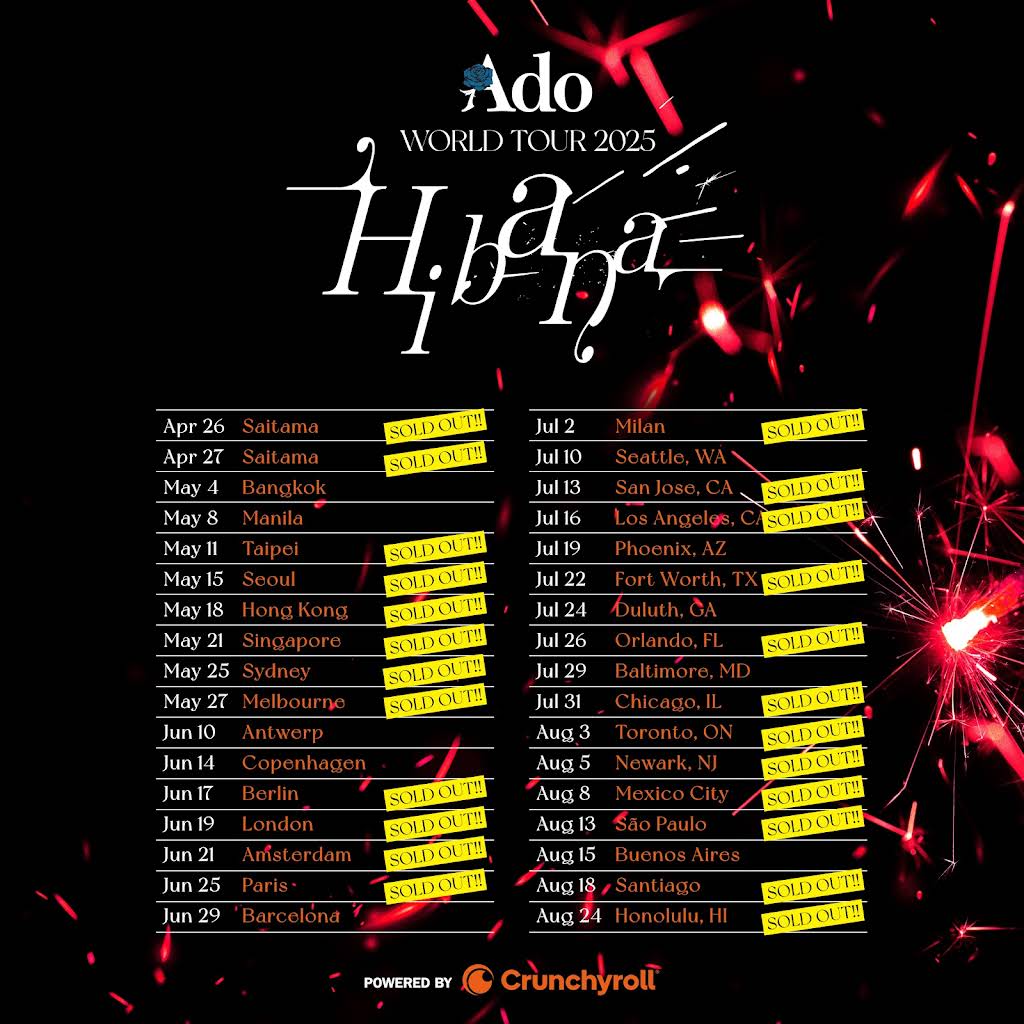 Ado WORLD TOUR 2025 VIP特典&レジャーシート&銀テープ×2 専用出品】Ado WORLDTOUR 2025 Hibana 【VIP席特典】 - メルカリ