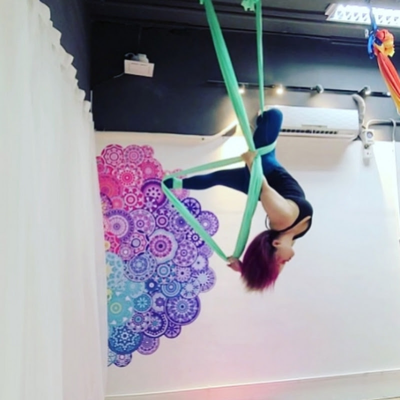 Aerial Yoga with Ball