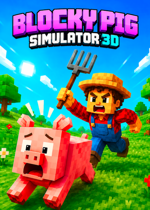 Blocky Pig Simulator 3D — cover art