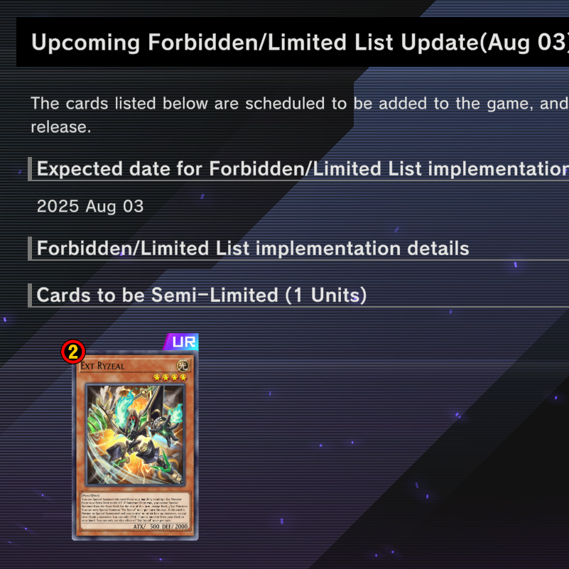 Post from MBT Yu-Gi-Oh!