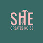 She Creates Noise Podcast logo