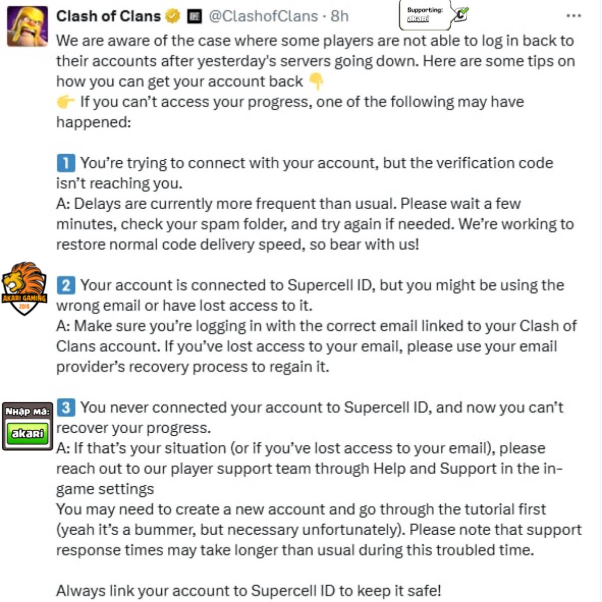 Post from Akari Gaming