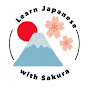 Learn Japanese with Sakura logo