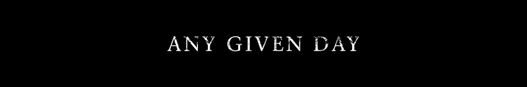 Any Given Day YouTube channel avatar