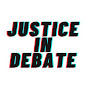 JUSTICE IN DEBATE logo
