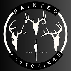 painted fletchings outdoors