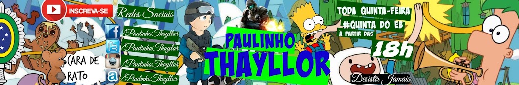 Paulinho Thayllor رمز قناة اليوتيوب