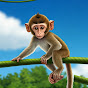 Attractive Wild Monkey logo